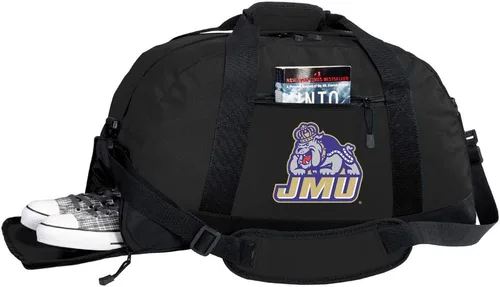 Vista 22 de Texas A&M Bolsa de lona - Texas A&M Aggies - Bolsas de gimnasio con bolsillo para zapatos, Negro