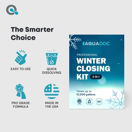 Vista 7 de AquaDoc - Kit de preparación para el invierno para piscinas, trata hasta 12,000 galones, kit de cierre de invierno de 3 partes para piscinas