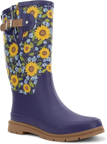 Vista 17 de Western Chief Botas de lluvia altas e impermeables para jardín al aire libre para mujer Bandana