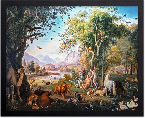 Vista 100 de Poster Master Póster Vintage de Vacaciones - Impresión Retro de Navidad - Regalo para Artista, Amigo - Papá Noel en Trineo de Renos, Invierno, Nieve