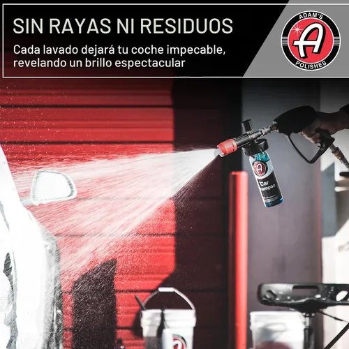 Vista 4 de Adam's nuevo champú para autos, 16 onzas