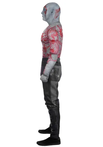 Vista 3 de Disfraz Deluxe para Hombre de Drax de Marvel Multicolor