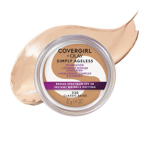 Vista 10 de Base para maquillaje Covergirl & Olay Simply Ageless, Ivory