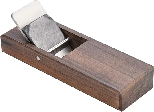 Vista 8 de Plano de bloque japonés para carpintería, mini cepilladora de mano, plano de bloque ajustable, plano para carpintería, borde inferior, herramienta