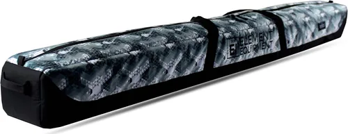 Vista 13 de Element Equipment Deluxe - Bolsa para esquíes acolchada individual - Bolsa de viaje premium de alta gama