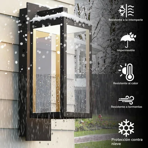 Vista 3 de Accesorios de Lámparas de Pared para Exteriores, Accesorios de Luz para Exteriores de Montaje en Pared, Iluminación de Aplique de Pared