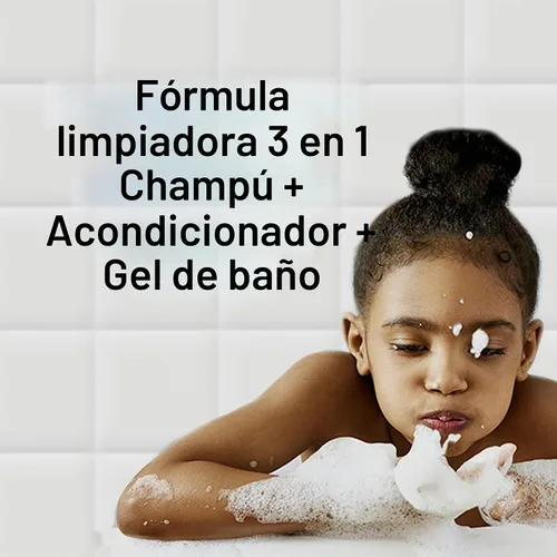 Vista 3 de Suave Champú 3 en 1 para niños, sandía de lavado corporal, 18 onzas (paquete de 2)