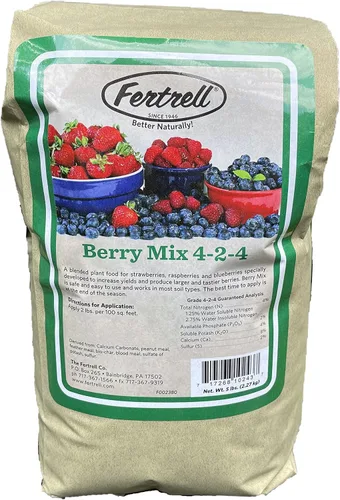 Vista 2 de Berry Mix 4-2-4 Fertilizante orgánico, 5lb, 25lb o 50lb