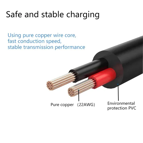 Vista 9 de LIANSUM - Cable de alimentación USB a DC 5V, cable de carga con enchufe Jack DC 5.5x2.1mm universal y 10 puntas de conector Micro USB, Type-C, Mini