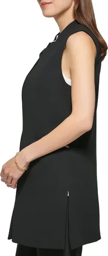 Vista 2 de DKNY Chaleco de traje con frente abierto para mujer