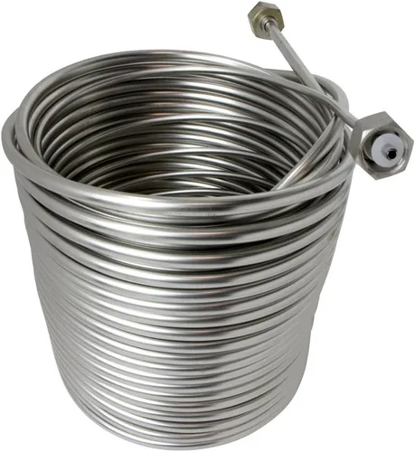 Vista 2 de Kegco 3PJBC-120R Bobina de enfriamiento, 120' x 3/8" O.D, de acero inoxidable