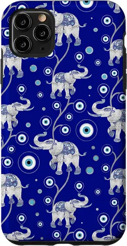 Vista 13 de Funda con dije de elefante de mala suerte para iPhone 17