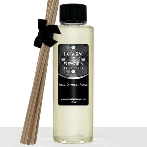 Vista 34 de Amber Romance - Recambio de aceite difusor de varillas con varillas de junco, ámbar cálido, sándalo y notas florales, aceites esenciales de lirio