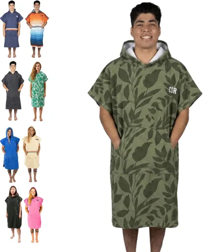 Vista 11 de COR Surf Poncho Toalla de Cambio con Capucha y Bolsillo Delantero Toalla de Microfibra Gruesa de Secado Rápido Large - Knightrider