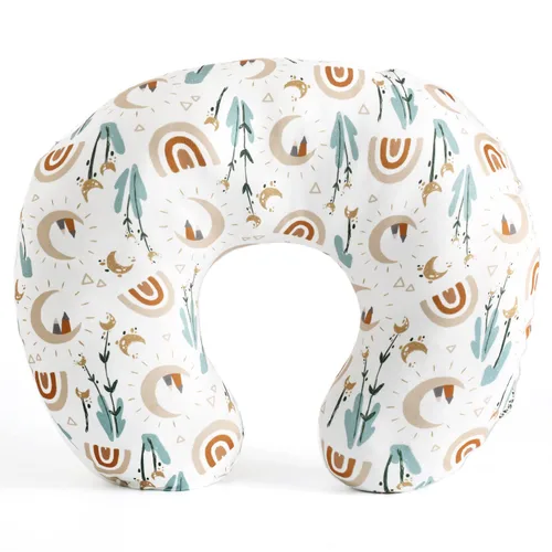 Vista 20 de GRSSDER Funda de Almohada de Lactancia Elástica Minky Removible Fundas de Lactancia para Almohadas de Lactancia Materna, Forro Ultra Suave y Cómodo