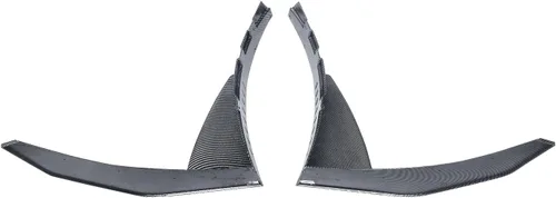 Vista 5 de NINTE Aletas de extensión divisor delantero para Chevrolet Corvette C7 Z06 Z07 ABS pintado de fibra de carbono con revestimiento de fibra de carbono