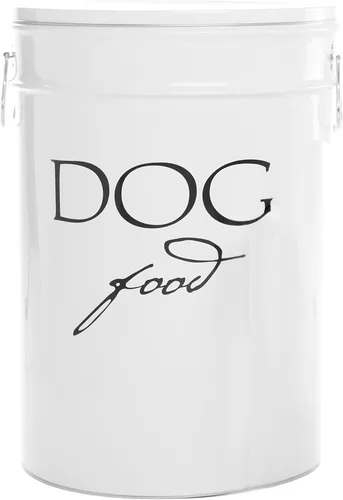 Vista 7 de Harry Barker Bon Chien contenedor para almacenamiento de comida para perros, color negro, 10 libras de capacidad
