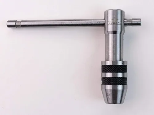 Vista 2 de General Tools Llaves de Macho Estándar Profesionales #167 - Herramientas de Roscado con Tabla de Referencia para Machos de 0 a 1/2 Pulgada - Juego