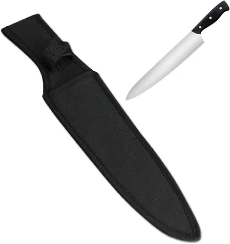 Vista 7 de Cuchillo de fruta de 3.5 a 5.3 pulgadas, cuchillo universal, funda de vaina (nailon negro)