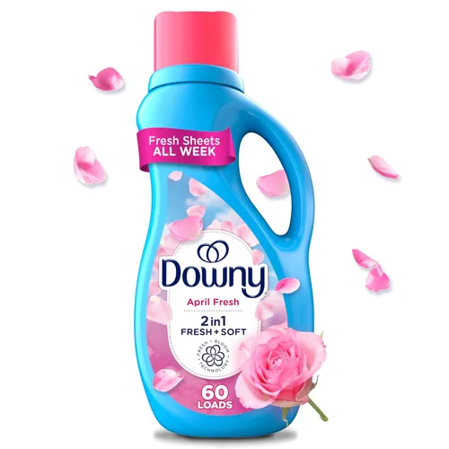 Vista 13 de Downy Ultra Laundry - Suavizante líquido para telas (acondicionador de telas), April Fresh, 44 onzas líquidas, 60 cargas