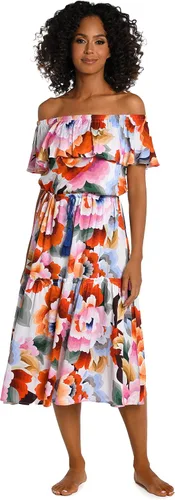 Vista 99 de La Blanca Vestido midi para cubrir el traje de baño para mujer