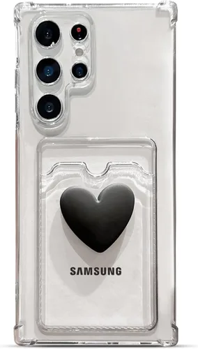 Vista 16 de Tuokiou Funda compatible con Samsung Galaxy Note 20, bonito diseño de corazón 3D, protección suave a prueba de golpes con tarjetero para Samsung