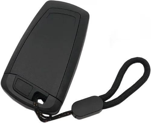 Vista 2 de Funda para llavero inteligente con control remoto para BMW 1 3 4 5 6 7 F Series X3 X5 M2 M5 F10 235ix 320 Funda para llavero (negro)