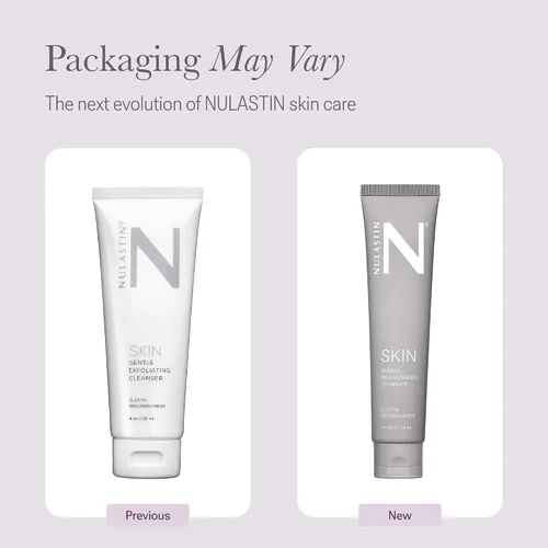 Vista 2 de NULASTIN Limpiador facial rejuvenecedor dérmico, limpiador facial iluminador y exfoliante para mujeres con cuentas de jojoba + limpia, exfolia e