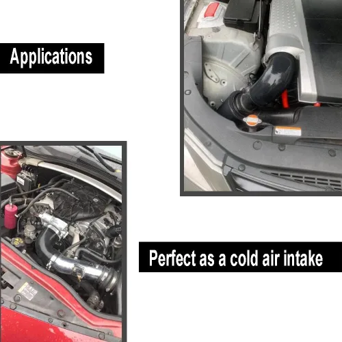 Vista 5 de Conector de codo de silicona de 4 capas de 2 pulgadas de 135 grados, ensamblador de manguera turbo, intercooler de tubería de entrada de aire