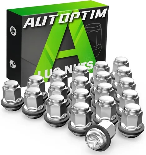 Vista 19 de AUTOPTIM Tuercas de rueda 1/2-20 – Repuesto para Ford Mustang 1964-1973/1994-2014, Edge 2006-2014, Explorer 1990-2019, Ranger 1982-2012, 20 tuercas