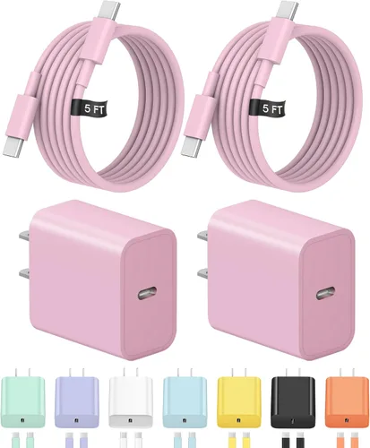 Vista 29 de Cargador de carga rápida USB C de 3 pies para iPhone 17, 16, 15, carga rápida, paquete de 2 unidades para iPhone 17/17 Plus/17 Pro/17 Pro Max/iPhone