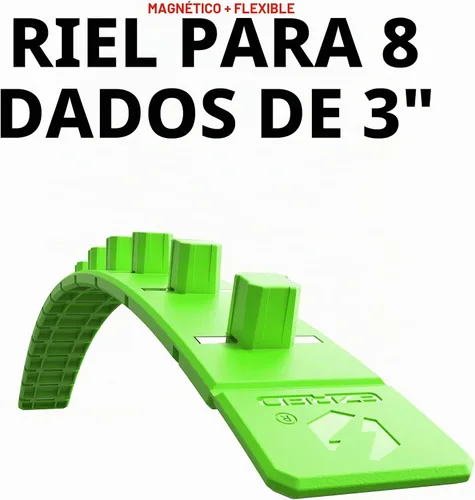 Vista 2 de EZRED FSR38-G - Riel magnético flexible de 3/8", color verde