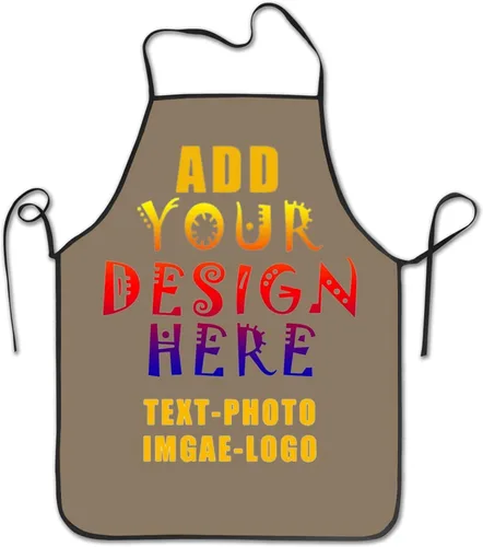 Vista 15 de Delantal personalizado personalizado para mujeres y hombres, delantales de cocina para cocinero, nombre personalizado, texto, logotipo, imagen