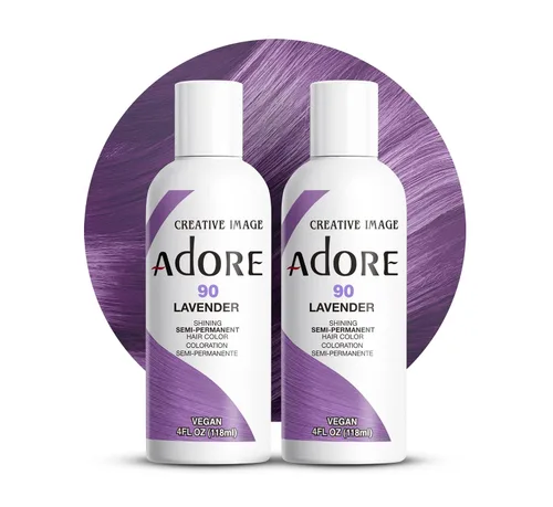 Vista 95 de Adore Tinte semipermanente verde para el cabello, vegano y sin crueldad, 4 onzas líquidas, 163 Green Apple (paquete de 1)