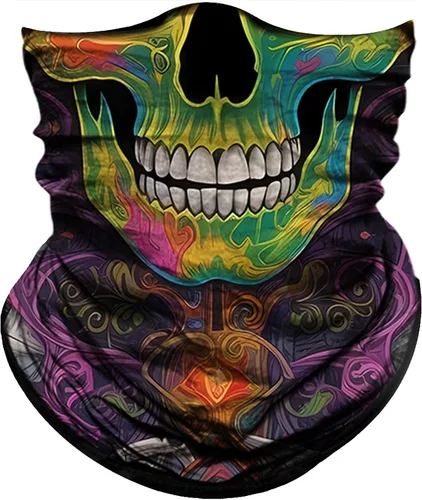 Vista 35 de Obacle Bandana máscara facial cuello polaina tubo máscara hombres mujeres para protección solar contra el polvo