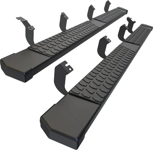 Vista 18 de Estribos de cabina doble compatibles con Dodge Ram 1500 2009-2018, Ram 2019-2024 1500 Classic (nuevo estilo de cuerpo no es compatible), Ram