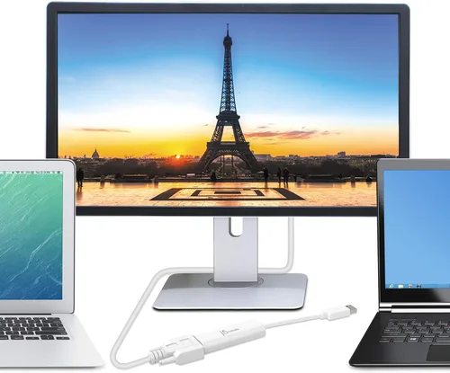 Vista 3 de j5create Adaptador USB tipo A a VGA + adaptador USB C a USB tipo A (JUA214 + JUCX15X2)