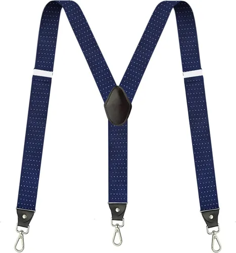 Vista 10 de Tirantes ajustables con correas elásticas y espalda en Y, resistente Negro