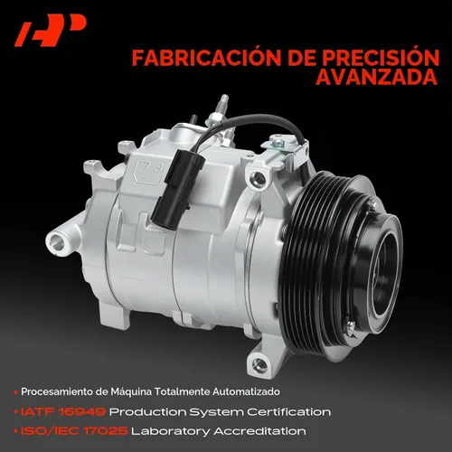 Vista 3 de Compresor de aire acondicionado A-Premium con embrague Compatible con Chrysler 300 2007-2010, Pacifica y Dodge Charger Challenger 2009-2010