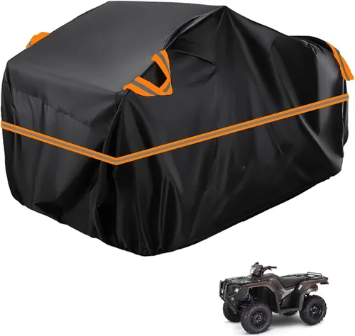 Vista 72 de Cubierta para ATV impermeable compatible con Arctic Cat H1 EFI TRV Cruiser 4x4 2011, cubierta de 210D para vehículos de 4 ruedas, cubierta para quad