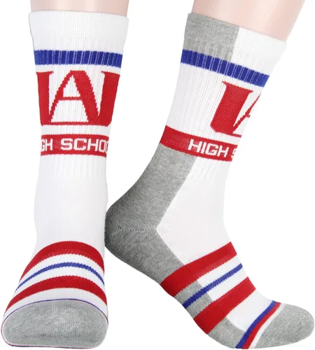 Vista 3 de My Hero Academia Socks UA High Design - Paquete de 2 calcetines deportivos para adultos, Varios