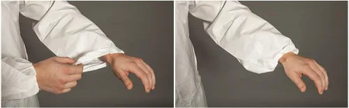 Vista 7 de Quest Barrierwear - Overol desechable para hombres y mujeres, traje protector para materiales peligrosos
