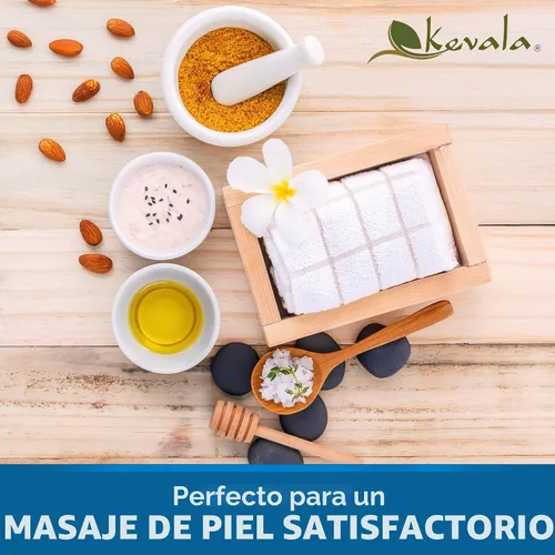 Vista 6 de Kevala Aceite de almendras dulces - 1/2 gal, 64 oz, aceite prensado en frío con vitamina E