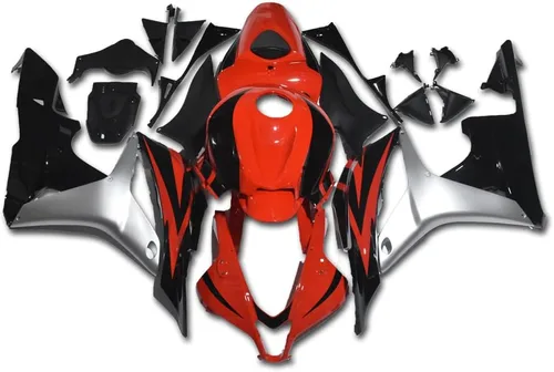 Vista 20 de Carenado negro brillante para Honda 2007 2008 CBR600RR CBR 600RR nueva inyección ABS plásticos cuerpo kit cuerpo trabajo 07 08