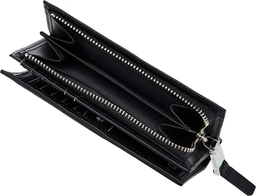 Vista 4 de ck Calvin Klein() Men's Logos Small Semi-Long Wallet