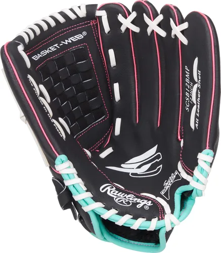 Vista 3 de Rawlings Serie Sure Catch - Guante de sóftbol juvenil Tamaños 10" - 12.5" Múltiples estilos