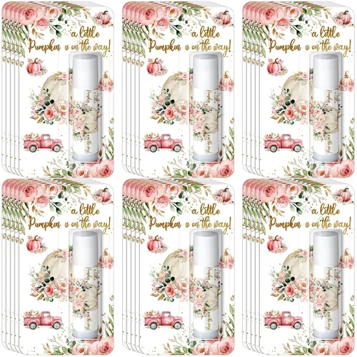 Vista 22 de Paquete de 30 Pequeño Vaquero Baby Shower Juegos Premios Regalos de Fiesta Bálsamos Labiales a Granel Obsequios para Ganadores Adultos Invitados