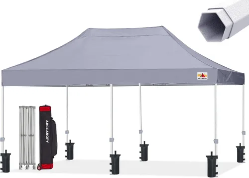 Vista 11 de ABCCANOPY Commercial Pop Up Canopy Tent 10x10 Premium-Series, Black