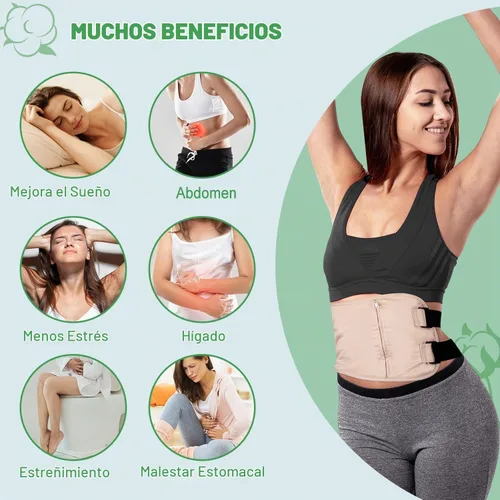Vista 3 de DEROWN Paquete de aceite de ricino, menos desorden, algodón orgánico e impermeable PUL, kit de masaje reutilizable con diseño antifugas