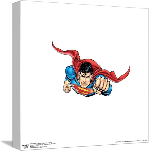 Vista 10 de Trends International Gallery Pops DC Comics Superman - Póster de pared volador, 12 x 12 pulgadas, versión enmarcada en negro Versión con marco negro